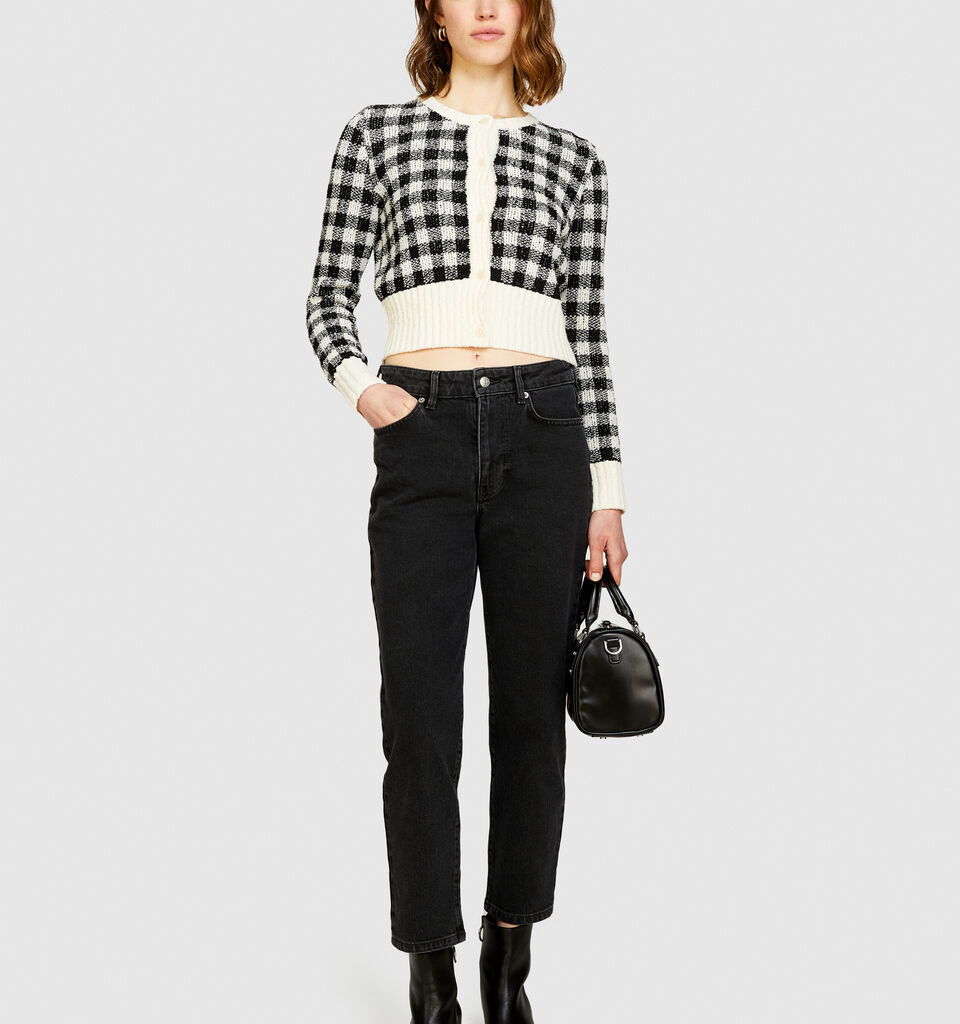 Slim fit jeans - women's slim fit jeans - Black | Sisley image number 1